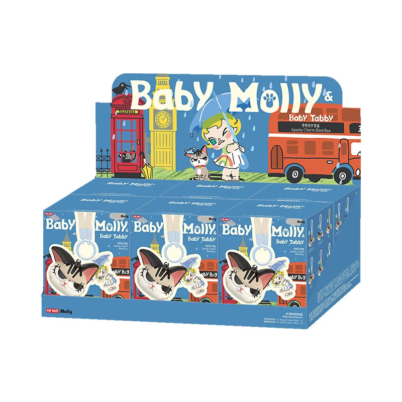 BABY MOLLY & Baby Tabby Series Pinch Pendant Blind Box