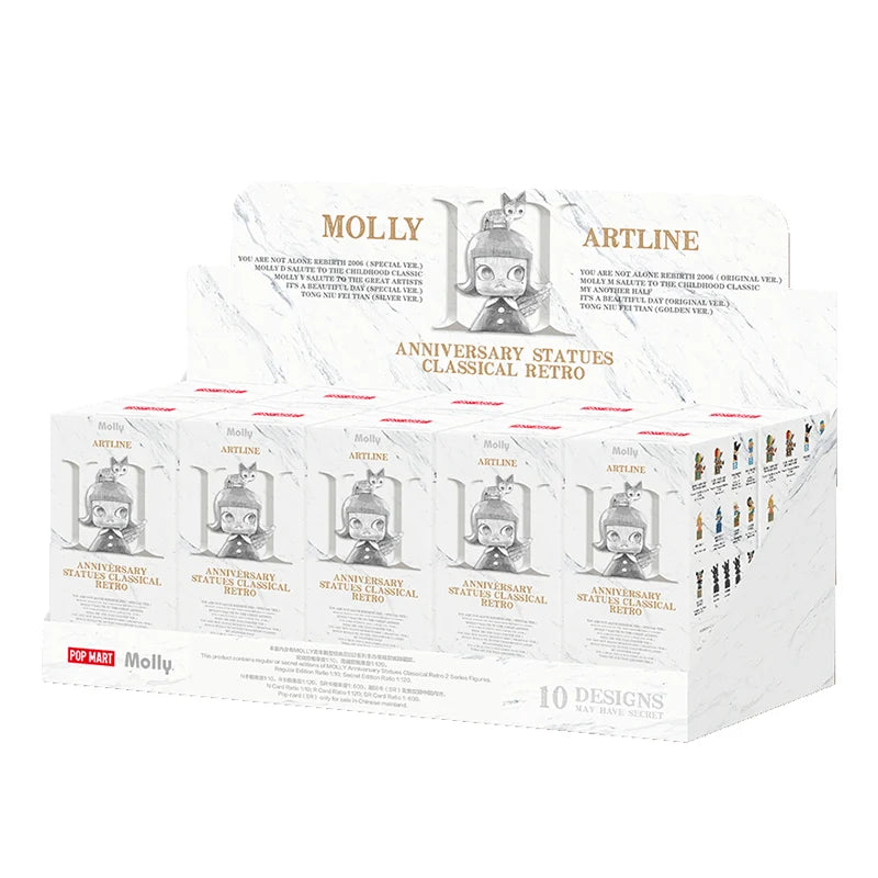MOLLY Anniversary Statues Classical Retro Series Blind Box